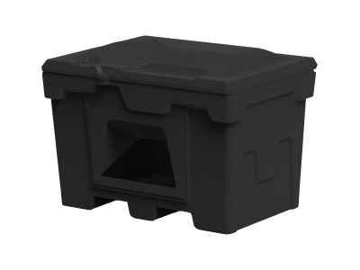 Ящик 500 литров с дозатором черный