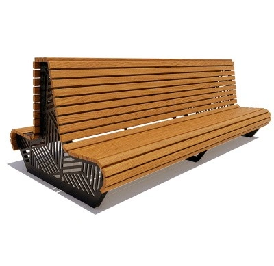 Скамейка уличная «Кисловодск» (2.5 м лиственница)