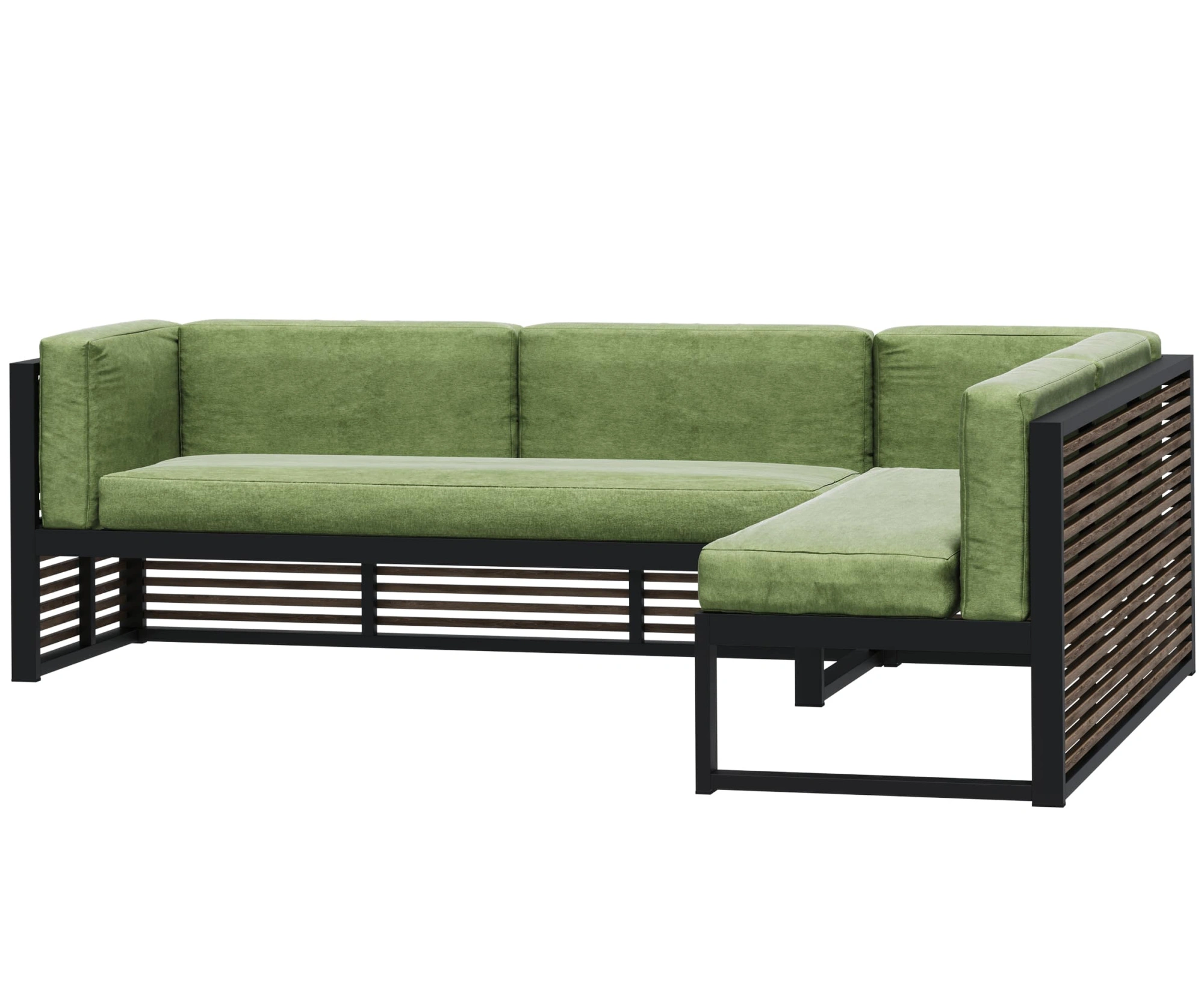 Диван угловой «Параллель» 1 Лиственница