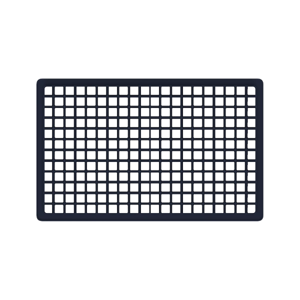 Ящик хлебный 740х440х145, перфорированный 