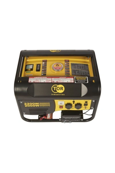 Генератор бензиновый 2,0 кВт 220В 15л с электростартером TOR TR2500E*
