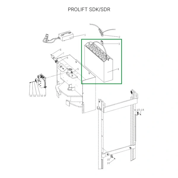 Пластиковый контейнер IBOX 1200х1000 (сплошной, на ножках)