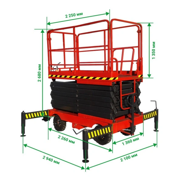 Ножничный подъемник PROLIFT PF1403 (PROLIFT SJY0.3-13)