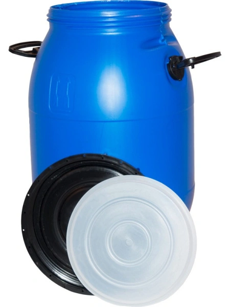 Бидон пластиковый 50 литр, арт.: БПЗ 50, синий, код: 10779