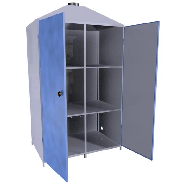 Шкаф для аккумуляторов ШМА-02 1200x790x2100 мм Синий