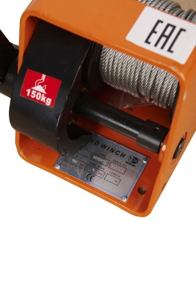 Лебедка ручная TOR GR-150 г/п 150 кг длина троса 20 м