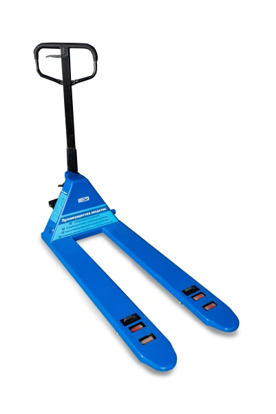 Тележка гидравлическая низкопрофильная 65 мм 2500 кг 1150 мм полиуретановые колеса TOR RHP