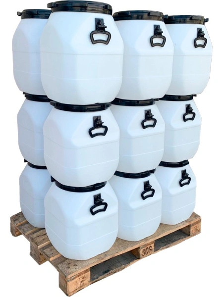 Бочка 40 литров квадратная, арт.: БПК 40 евростандарт, код: 26535