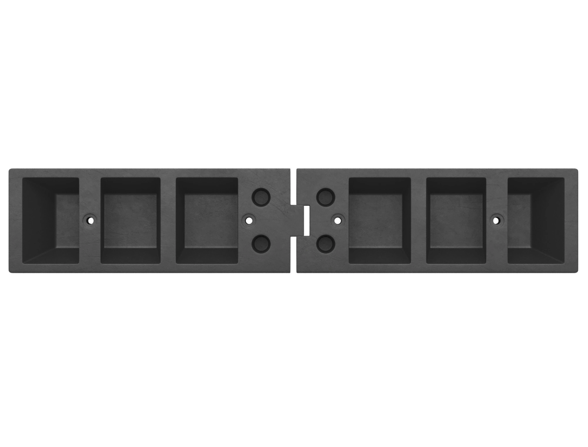 Концевая часть делиниатора КР-1,0-2 с впадиной, скошенный угол