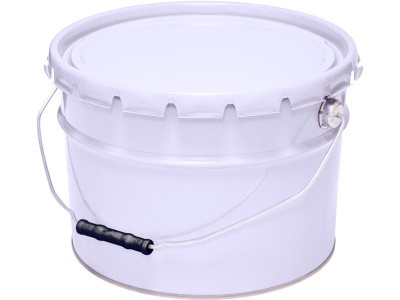 Ведро металл 10л. с крышкой-корона, с покрытием внутри, арт. ВМк 10б с покрытием (Б), код: 28122