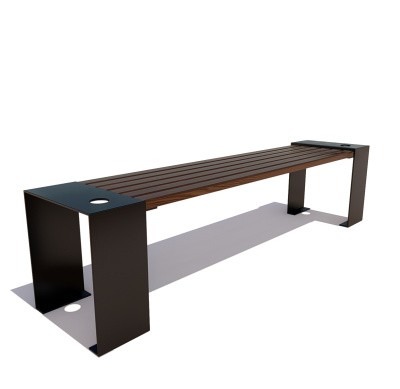 Скамейка уличная «Красногорск» (0,6 лиственница)