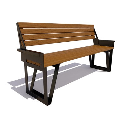 Скамейка уличная «Ижевск» (0,6 ангарская сосна)