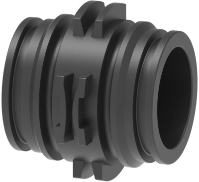 Переходник с ввертным соединением T9M-T9M пластик Италия